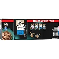 FELIX | Tendres Effilés | En Gelée | Chat Adulte | Recette 100% Complète et Equilibrée | Sélection au Saumon, Poulet, Canard et Cabillaud | Sachets Fraîcheurs | Boîte de 44 x 85g