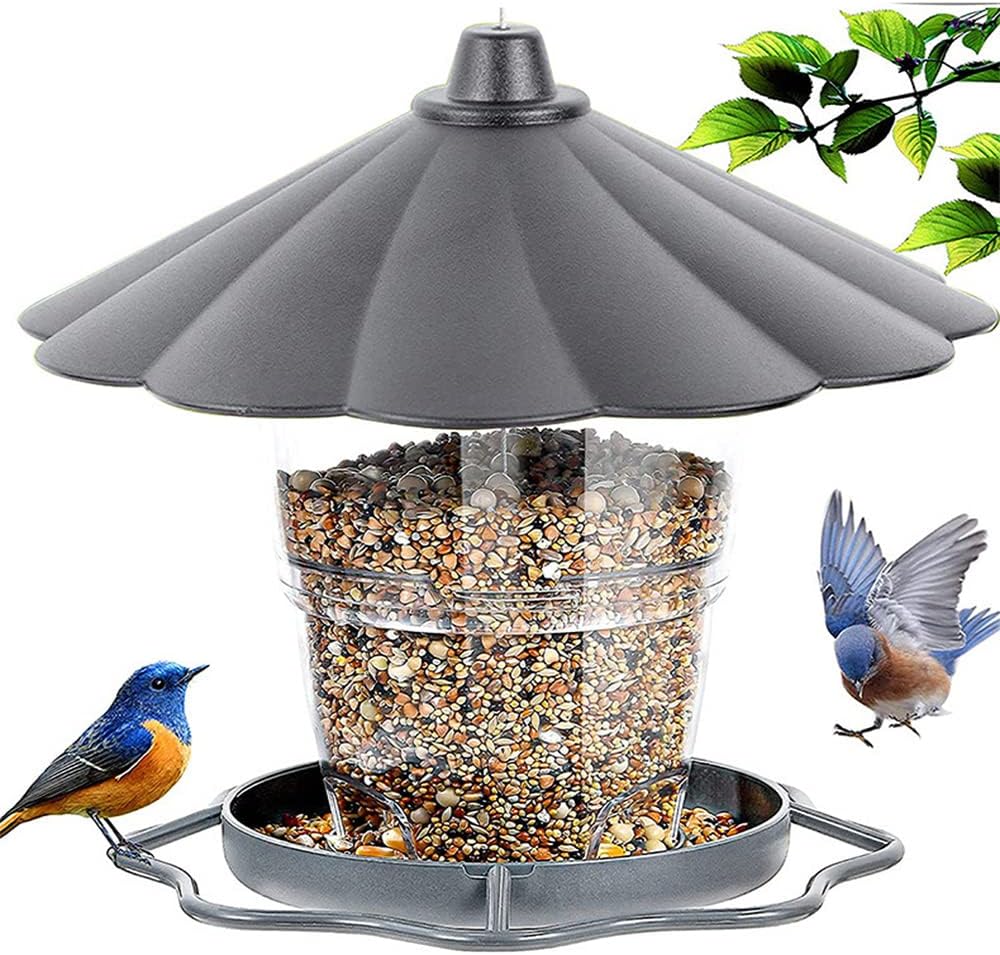 Taoying Mangeoire pour Oiseau,extérieur Mangeoire Lanterne Oiseaux, imperméable, Suspendue Convient pour la Cour de la Maison