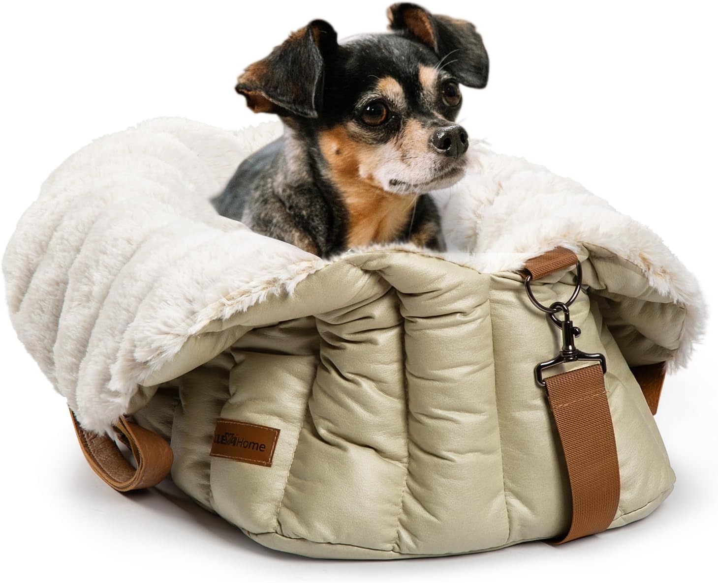 ClevaHome Sac de Transport pour Chien, Siège Auto pour Petit Chien