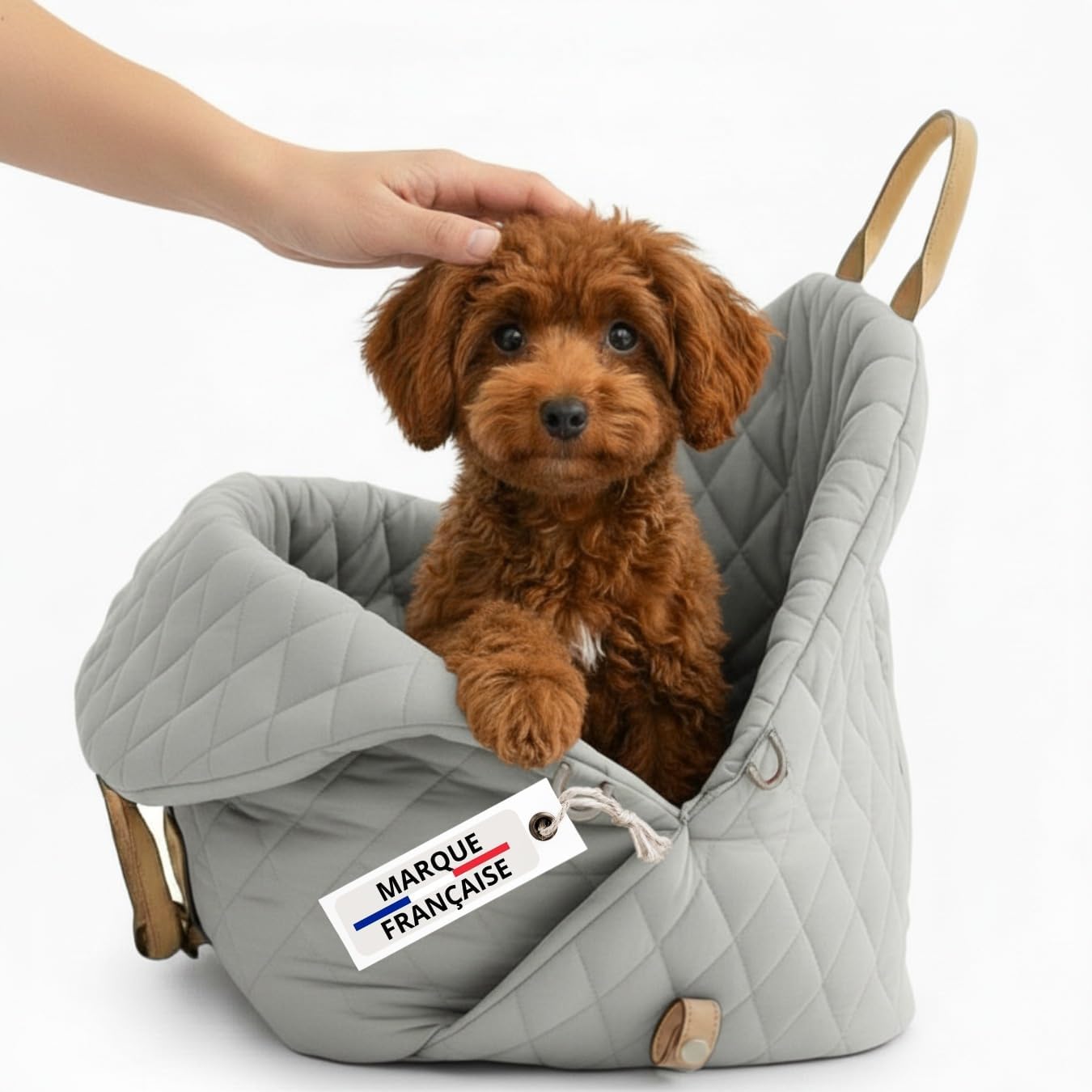 Sac Transport Chien Voiture, Sac Petit Chien jusqu'à 3 kg, Sac Chihuahua