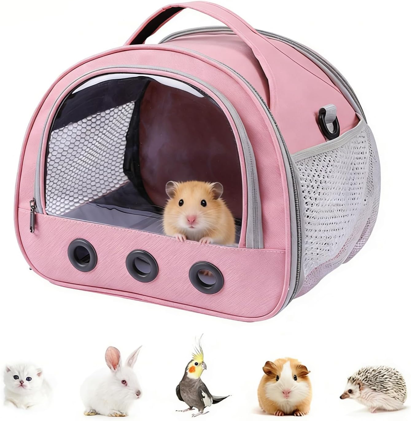 Cage Rongeur Pliable,Sac de Transport pour Hamster Cochon d'Inde Oiseau