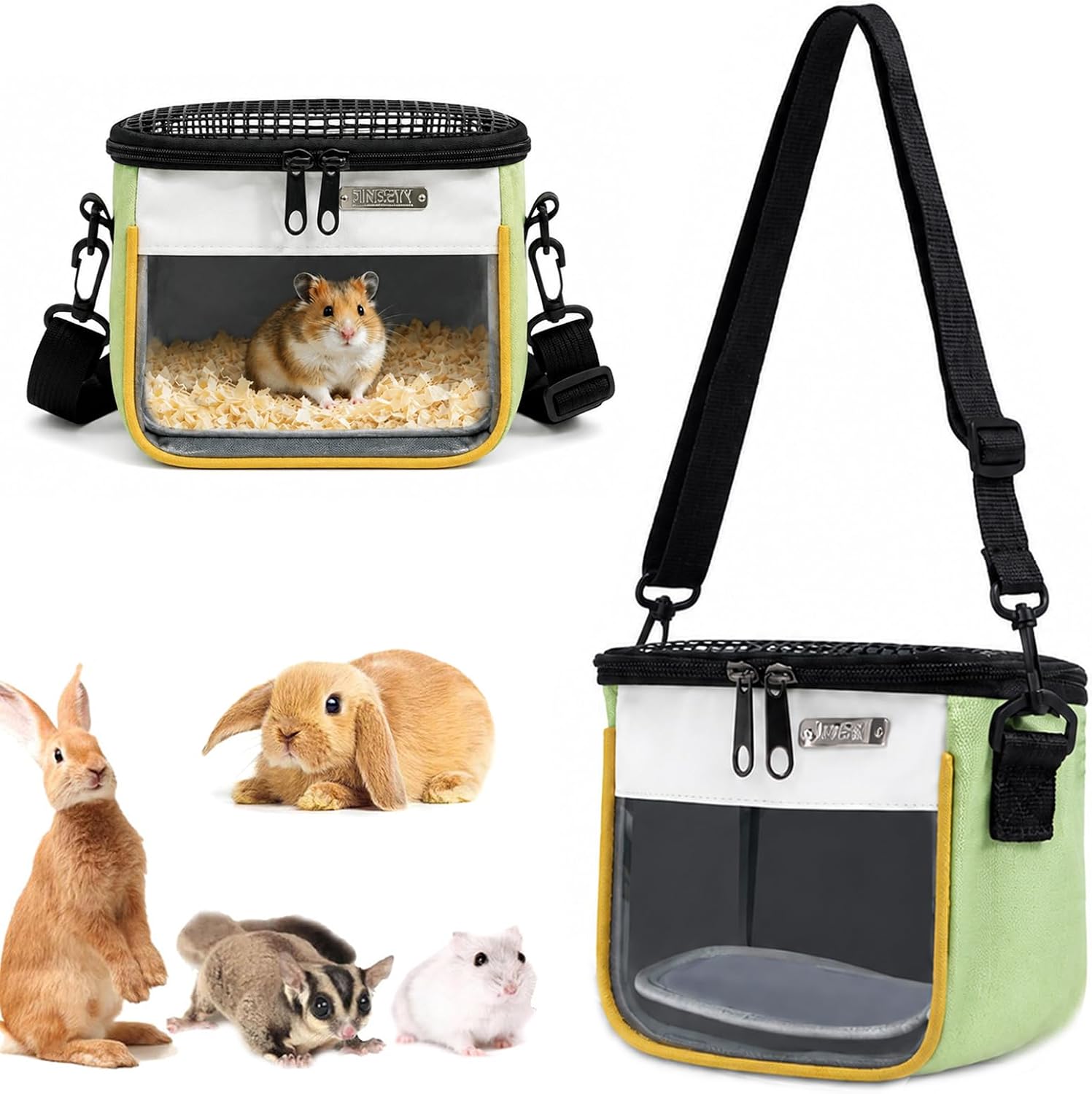 Cage Hamster, Cage Transport Hamster Double Fermeture Éclair
